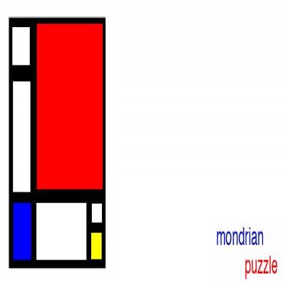 Mondrian Puzzle - OpenProcessing